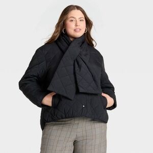 Women’s Quilted Scarf Jacket